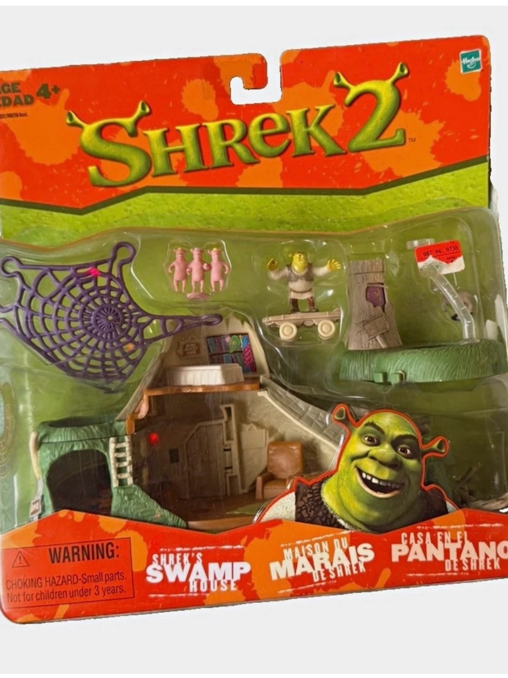 Hasbro Shrek 2 Shrek’s Swamp House Playset w/ Shrek Figure Boxed 2003